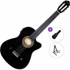 Valencia VC104TCE Standard SET 4/4 Black Класическа китара с предусилвател