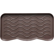 MultiDecor Univerzální plastový odkapávač na boty Fala hnědá 38 x 75 cm