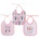 Lorelli Лигавници Lorelli Baby Care - За момиче, З броя (10260220003)