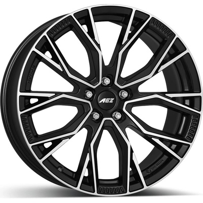 AEZ Toronto 8.5x21 5x114.3 ET43.5 black polished