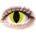 Gelflex CRAZY LENS - Cat Eye Yellow - дневни без диоптър (2 лещи)