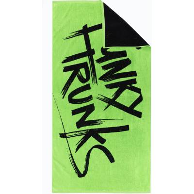 Funky Trunks Памучна жакардова кърпа с етикет зелен