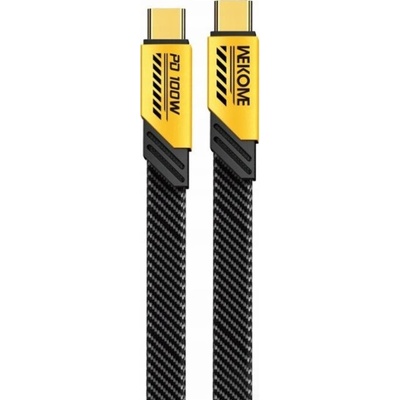 Wekome WDC-192 Mecha Series – Propojovací USB-C na USB-C 100W Fast Charging 1,2m žlutý