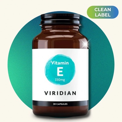 Viridian Vitamin E 330 mg 400 IU 30 kapslí