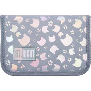 ST.RIGHT Несесер St. Right Silver Cats - С 1 цип и 2 крила (TO-PBW-4533-XXX-STRI-ST)