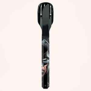 AKINOD Комплект за хранене Akinod Straight Cutlery 12H34, Batman (A01BWRN01)