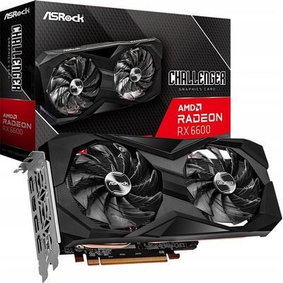 ASRock Radeon RX 6600 Challenger D 8GB GDDR6 90-GA2RZZ-00UANF – Zboží Živě
