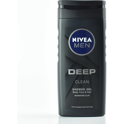 Nivea Men Deep clean sprchový gél 250 ml
