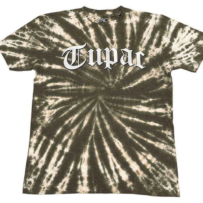 2Pac Gothic Logo (Wash Collection) Green L Риза (2PACTS38MDD03)