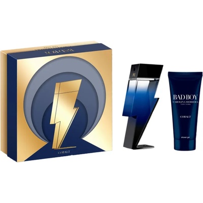 Carolina Herrera Bad Boy Cobalt Gift Set - EDP 100 ml + Shower Gel 100 ml за мъже