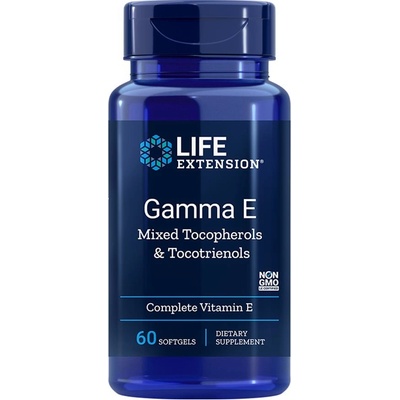 Life Extension Gamma E s tokoferolmi a tokotrienolmi 60 kapsúl
