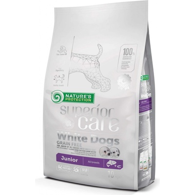 Nature's Protection PRO Superior care white dog GF junior salmon All Breeds 17 kg