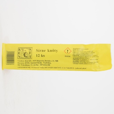 Knoty sirné 400g 80ks 18x4cm