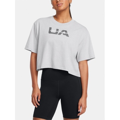 Under Armour UA W BOXY CROP BRANDED SS