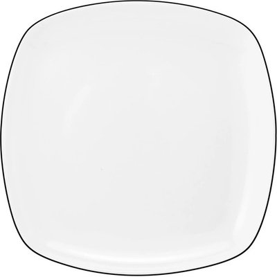 Seltmann Weiden Pečivový talíř hranatý 17,5 cm LIDO BLACK LINE černá