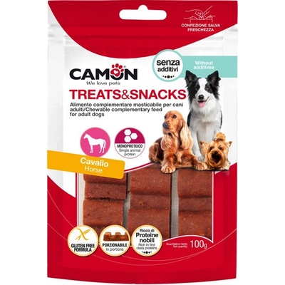 Camon Treats&Snacks Dog Konské porcovateľné 100 g