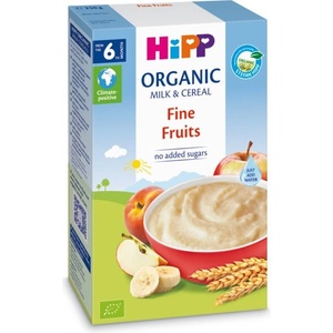 Hipp Био млечна инстантна каша Hipp - Меки плодове, 250 g (3141)