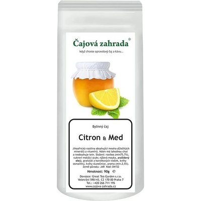 Čajová zahrada Rooibos Citron & Med rooibos čaj 0,5 kg