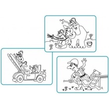 Radost v písku Maľovanie pieskom Základná sada A5 Hasiči