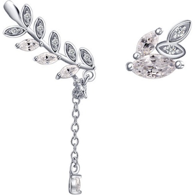 Silenti Jewelry Сребърни обеци "Разкош