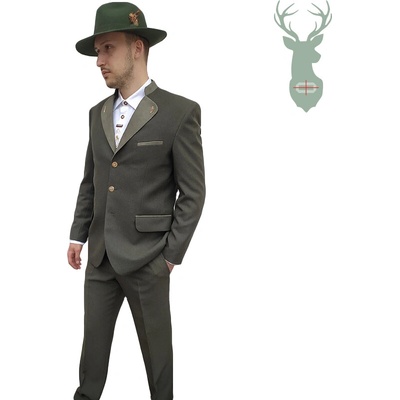 MATHIAS oblek so zeleným golierom – Zboží Mobilmania