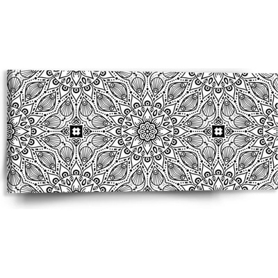 Sablio Obraz Biele mehendi - 110x50 cm