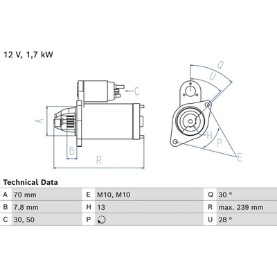 żtartér BOSCH 0 986 026 350