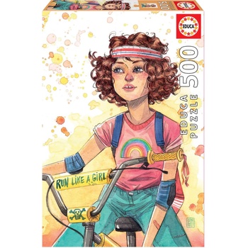 Educa Пъзел Educa - Бягай като момиче, 500 части (EDU19249)