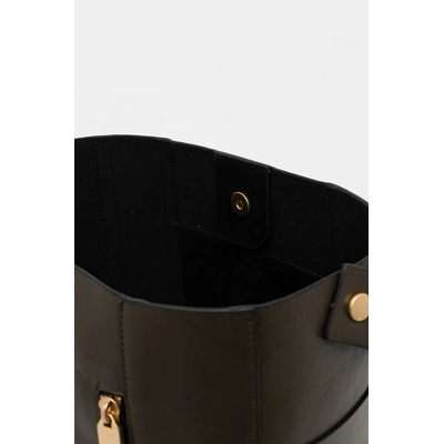 AllSaints Кожена чанта AllSaints ALBA HOBO (W110XC)