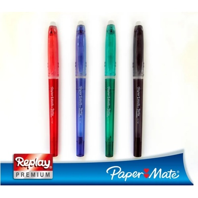 Newell Химикал Papermate Premium с гумичка, син и цветове