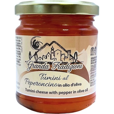 Granda Tradizioni sýr Tumini s chilli papričkami Tumini al Peperoncino 170 g – Zboží Mobilmania
