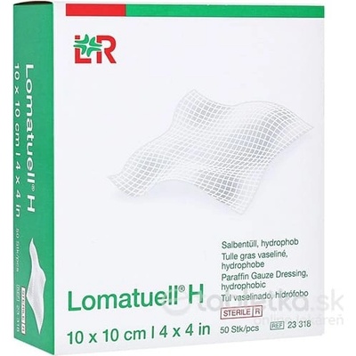Lomatuell H Tyl mastný 10 x 10 cm 50 ks
