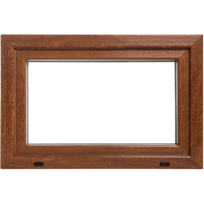 Bravo Plastové okno OS1 Color pravé 60 x 90 cm zlatý dub/bílá