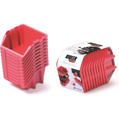 Prosperplast Пластмасови кутии 118x98x70mm Червено 10бр (KBISS12-3020)