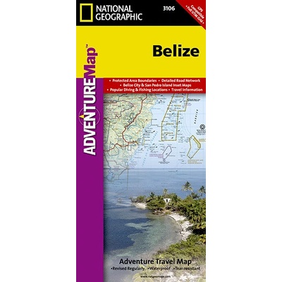 Belize Adventure Map GPS komp. NGS