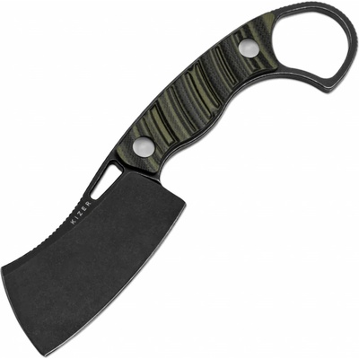 Kizer Little Rhino D2 Black Stonewashed Black/OD Green G10 Handles 1065A3