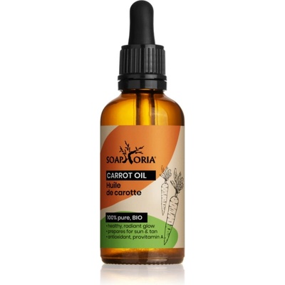 Soaphoria Organic Carrot Oil подхранващо олио с морков за лице, тяло и коса 50ml