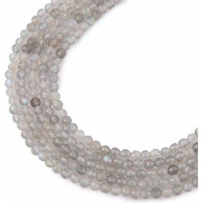 Koráliky z minerálu Labradorit AAA 2mm brúsené - 18 cm