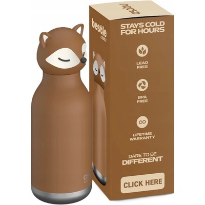 Asobu Bestie termoska Bottle 460 ml líška
