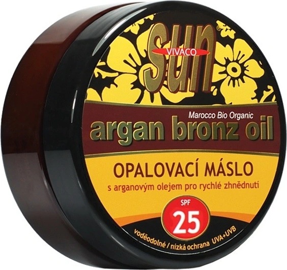 SunVital Argan Bronz Oil opalovací máslo SPF25 200 ml