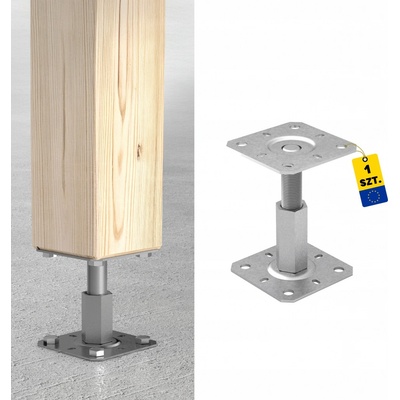 Domax PR 100/130 Stavitelná patka sloupku 100x130x100-150 mm M20