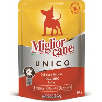 Miglior Cane Unico Adult Mini krůtí 80 g