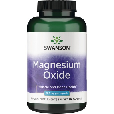 Swanson Magnézium 200 mg 250 kapslí