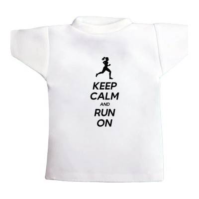 Tričko na láhev Keep calm and run on