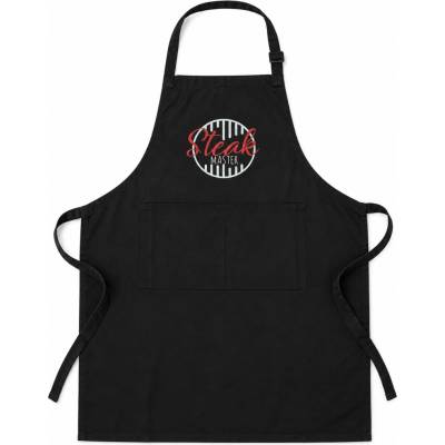 Zástěra s potiskem STEAK MASTER - Zachraň mě!