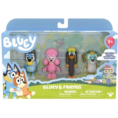 Bluey Set Bluey & Friends 4pcs (90202)