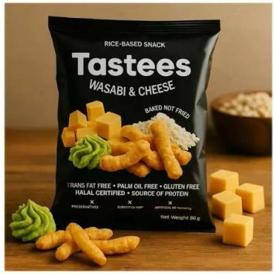 Tastees snack wasabi a sýr 65 g