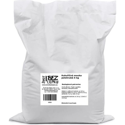 Život bez lepku Kukuričná múka polohrubá 5 kg