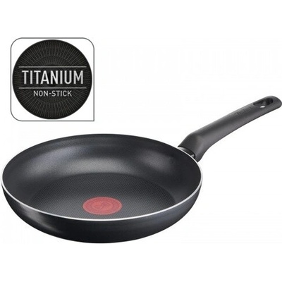 Tefal Plastimex pánev d24 SIMPLE COOK, titan, černá