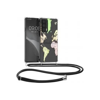 kwmobile Прозрачен калъф за Motorola Edge 20 - черен